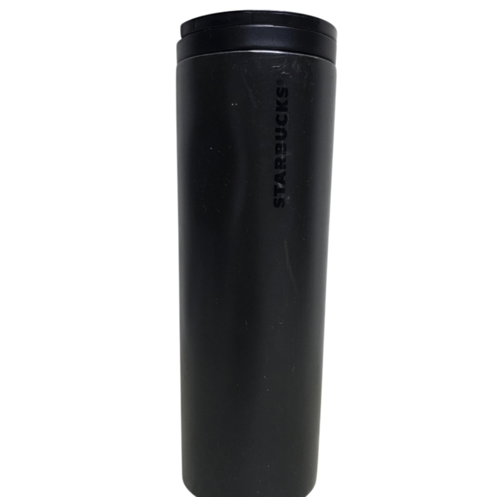 Starbucks Black Mat Tumbler Hot and Cold Drinks 16oz